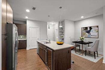Kitchen and dining area